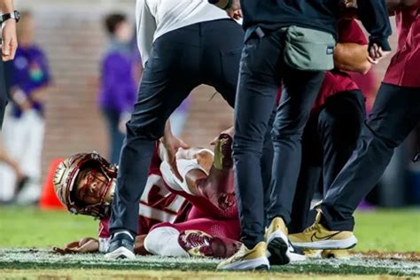 Jordan Travis’ injury in the second quarter of Florida State’s game against Louisville created plenty of question marks for Mike Norvell and Co. The Seminoles headman then provided an update on their starting quarterback, as well as star defender Jared Verse. Travis has been ruled out for the rest of the game, Norvell told ESPN’s Paul ... 